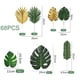 thumbnail image 3 of 5 Tipos De Follaje Tropical De La Selva De Hojas Artificial Para La Yuyangstore  Hojas de palma, 3 of 8