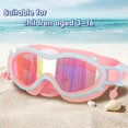 thumbnail image 4 of ZHAOCHENG Gafas de natación amarillas y azules para niños (4-12 años), gafas de natación impermeables y anti-UV para niños y niñas, máscara de natación para niños, incluidos tapones para los oídos., 4 of 5