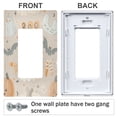 thumbnail image 3 of Yayeee Rocker Switch Wall Plate 1-Gang 4.6"x2.9" Home Decorative Outlet Cover, Halloween Ghosts, 3 of 6