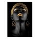 thumbnail image 1 of Lienzo de mujer negra africana, arte de pared, pintura abstracta, pinturas en lienzo para pared y decoración del hogar, 20x30cm Kearding EL017615-01, 1 of 6