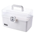 thumbnail image 2 of Caja de almacenamiento de plástico, bandeja plegable, kits de primeros de auxilios de , caja para manualidades, suministros de , soporte, 2 of 7