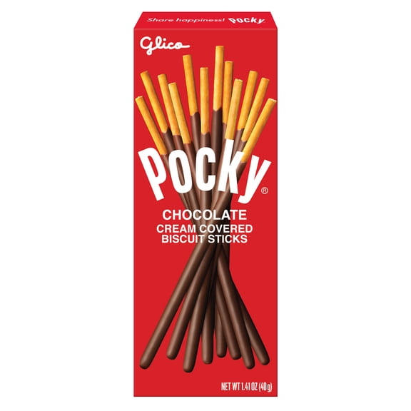 Glico Pocky Chocolate Covered Biscuit Sticks, 1.41 oz.