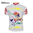thumbnail image 3 of Maillot de ciclismo de manga corta para hombre, ropa de ciclismo, ropa de ciclismo, maillot para exteriores, ropa de bicicleta, maillot con cremallera, 3 of 5