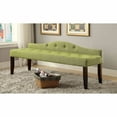 thumbnail image 2 of Benzara Alipaz Contemporary Big Bench, Green Finish-Color:Green, 2 of 3