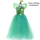 thumbnail image 1 of Vestido de tutú de Hada de jardín verde, flores, hojas, hadas, tema de jungla, vestido de desfile, vestido de fiesta de cumpleaños para niñas, disfraz de Halloween, 1 of 5