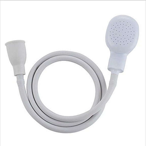 Portable Handheld Shower Head with Hose, Universal Bathroom Sink Faucet Attachment, Easy Installation