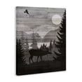 thumbnail image 2 of Stupell Industries Traditional Rustic Moose at Night Canvas Art, 36 x 48, by Susan Arnot, 2 of 7