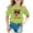 Light Green, variant on WOYY Toddler Girls Graphic T Shirt Cartoon Print Short Sleeve T-Shirt Summer Tee, Sizes 3-14