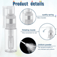 thumbnail image 6 of 2 Pcs Glitter Duster Sprayer Transparent Craft Glitter -Bottle Empty Multi-Purpose Empty Plastic -Bottle 50ml, 6 of 7