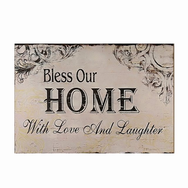 Gancho de madera con letras, tablón, tablero retro para el hogar, panel de pared de madera decorativo, letrero colgante, decoración de exhibición para el hogar Yuarrent JJ12914-00