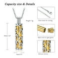 thumbnail image 2 of Cylinder Urn Necklace for Ashes for Women Men Tree of Life Cremation Jewelry Keepsake Memorial Jewelry for Human Pets Ashes, 2 of 5