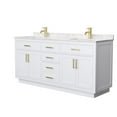 thumbnail image 3 of Wyndham Collection Wcg262672d-Vca-Unsmxx Beckett Tk 72" Free Standing Double Basin Vanity, 3 of 7