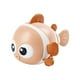thumbnail image 4 of Juguetes de baño de peces de cuerda, juguete flotante, regalo para la hora del baño, juegos de piscina, mecanismo de relojería duradero, juguete de Marrón, 4 of 9