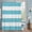 Blue, variant on Purple Stripes Shower Curtain Set with Hooks, Modern Artistic Parallel Lines Water Repellent Sturdy Shower Curtains for Bathroom Decoration, Machine Washable 36x72 Inch