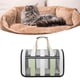 thumbnail image 5 of Transportadores para gatos, impermeable, transpirable, tela Oxford, plegable, bolsa de transporte para mascotas, perros, verde claro, M, 5 of 12