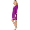 thumbnail image 3 of HAPPY BAY Women's Beachwear Summer Beach Dress Short Fashion Bathing Suit Cover ups 8-12 Purple, Solid, 3 of 5