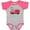 Heather and Hot Pink, variant on Inktastic 4th of July Firetruck with Red and Blue Stars Boys or Girls Baby Bodysuit