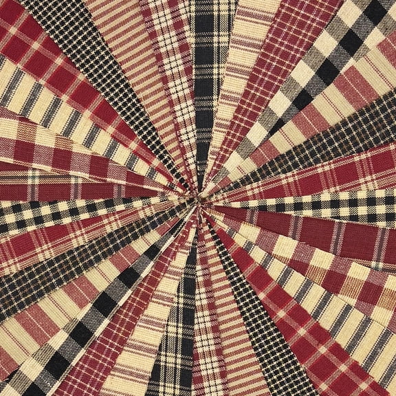 JCS Farmhouse Red Ragged Homespun Cotton Quilt Kit (200  Six-inch Squares)