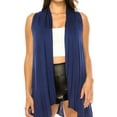 thumbnail image 6 of Women's Casual Solid Vest with Dramatic Hi-Low Hem, 6 of 6