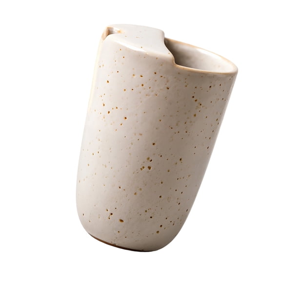 Lynono Co.,Ltd Ceramic Mug With Practical Straw Access Hole Drinkware For Home And Office Use