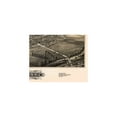 thumbnail image 2 of Historic Panoramic View - Ilion New York - Rowley 1881 - Vintage Wall Art, 2 of 4