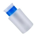 thumbnail image 2 of ZheElen Pump Dispenser Bottle Compact Refillable Empty 180ml Nail Remover Liquid Holder Manicure Accessory Package Containers Blue 1Set, 2 of 6