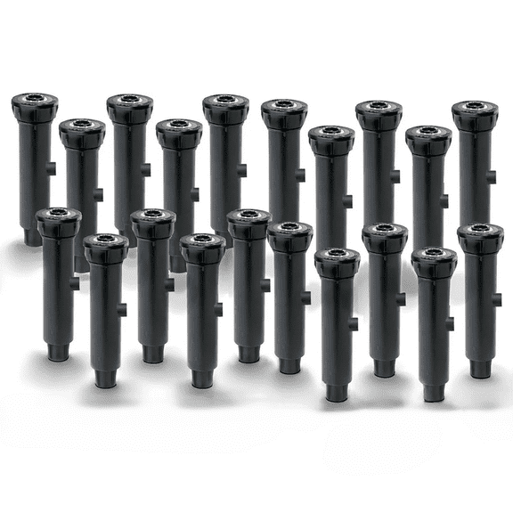 (20) Rain Bird 1806 6" Pop-Up Sprinkler with 15' 0-360 Adjustable Van Nozzles