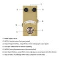thumbnail image 4 of DK Chorus Pedal Electric Guitar Effects Pedal True Bypass Metal Shell DC 9V 6.35mm Input/Output Interface Mini Guitar Chorus Effector, 4 of 9