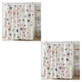thumbnail image 3 of Cortinas de ducha a prueba de agua Bewildely YL456-6 180 cm * 180 cm 2piezas color agua, 3 of 6