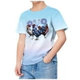 Kids Plain White T Shirts for Tie Dye Girls Color Block Cute
