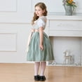 thumbnail image 5 of Mepaouo Matching Family Dresses Girls Womens Ruffle Dirndl German Oktoberfest Outfit with Lace Apron, 5 of 9