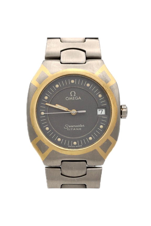 Pre-Owned Omega Seamaster Polaris TI 5814.40 TIxYG Quartz Watch