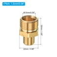 thumbnail image 2 of Accesorio de tubería, rosca macho M22 a M14 de 1.26 pulgadas para tubería de agua, dorado, 2 of 5