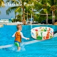 thumbnail image 4 of Inflatable Kids Pool,Portable Baby Swimming Pool,Toddler Pool with Dinosaur Pattern,Indoor&Outdoor, Garden and Backyard Water Party, 4 of 7