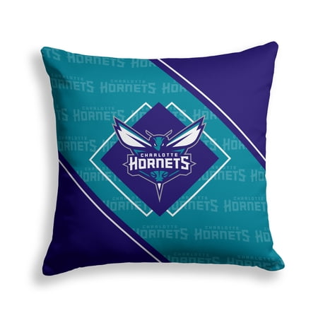 Pegasus Charlotte Hornets 18 x 18 Diamond Boxed Decor Pillow