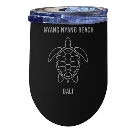 

Nyang Nyang Beach Bali 12 oz Black Laser Etched Insulated Wine Stainless Steel