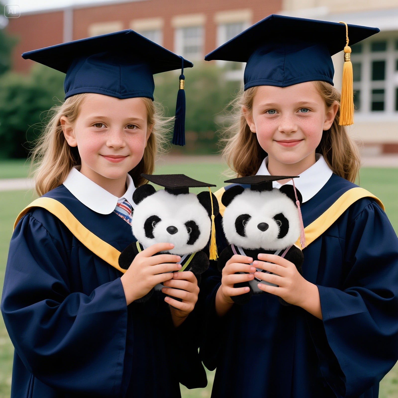 White Academic Cap Graduation Panda Animal Plush Toy Decoration, High School College Grads Unforgettable Milestone Celebration Gift, Firm Soft Tear Resistant Fabric Keepsakes For Teens Daughters