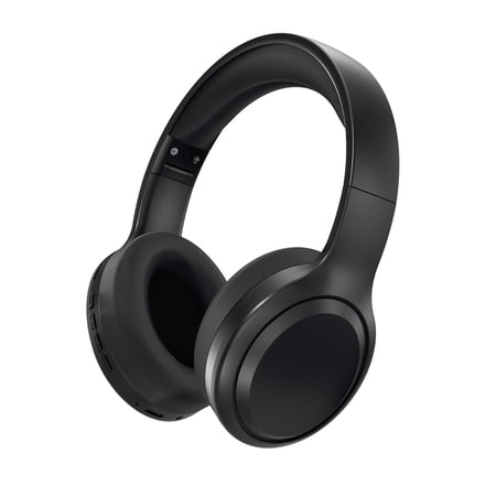 RBCKVXZ Intelligent Noise Reduction Over Ear Wireless Bluetooth Headphones with HD Call Quality HiFi Sound 30 Hours Battery Life and AUX Cable - Perfect for Games Black