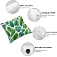 thumbnail image 6 of Throw Pillow Covers Tropical Leaf Square Pillowcase for Home Decor Sofa Car Bedroom Pillow, 6 of 7