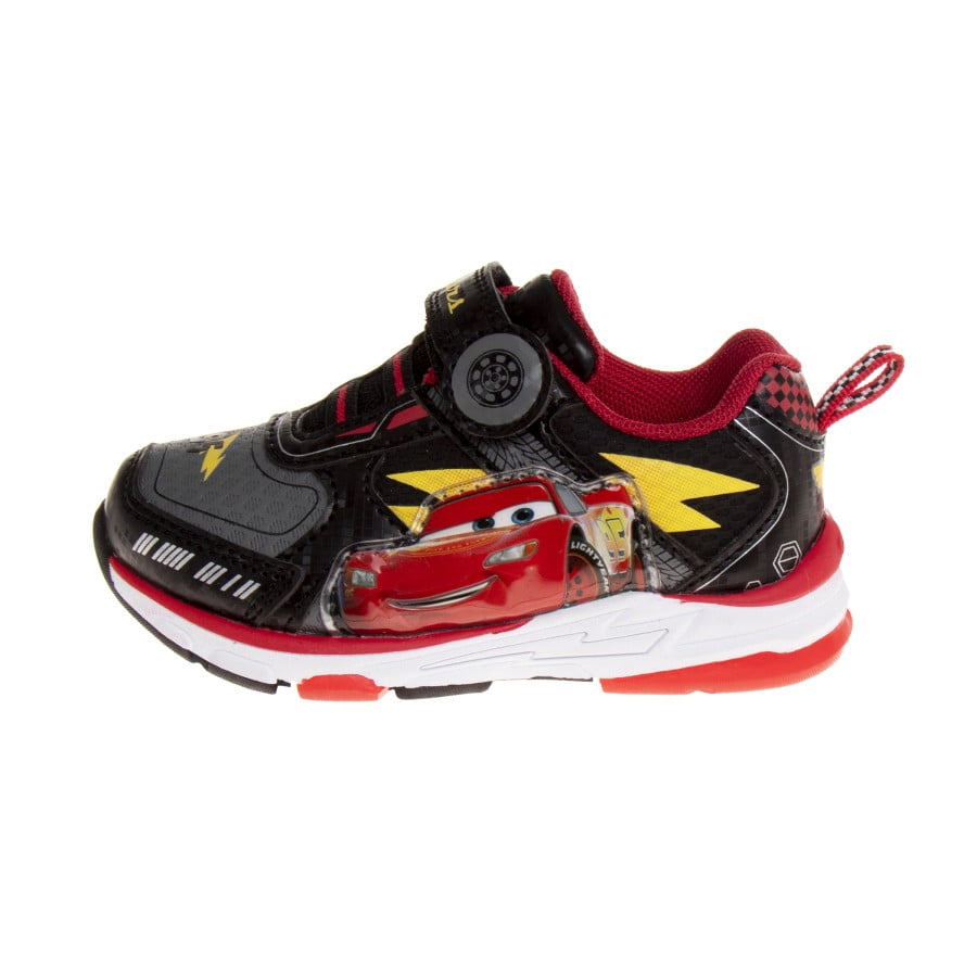Disney Pixar Cars Lightning McQueen Hook & Loop Light-up Casual Sneakers (Toddler/Little Kids)