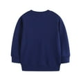 thumbnail image 5 of Spazoro Toddler Boys Sweatshirts, Long Sleeve Casual Round Neck Rocket Print Tops for Child Kids Boys Blue Size 2T, 5 of 6