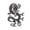 Grey, variant on Chinese Style Brooch Men Enamel Dragon Shape Faux Pearl Pin Clothing Coat Badge Jewelry Party Accessories