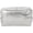 Silver, variant on PU Leather Makeup Bag Faux Cosmetic Zipper Pouch Organizer Travel Make up Waterproof Toiletry Storage Bags Beauty Accessories for Women Girls Golden -