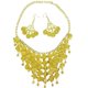 thumbnail image 1 of Adults Tribal Gypsy Belly Dance Jewelry Set Necklace Earrings Dance Costume Prop, 1 of 4
