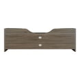 thumbnail image 4 of Fetz 2-Cabinet and 4-Shelf Wood 72" TV Stand, Chestnut Brown, 4 of 9