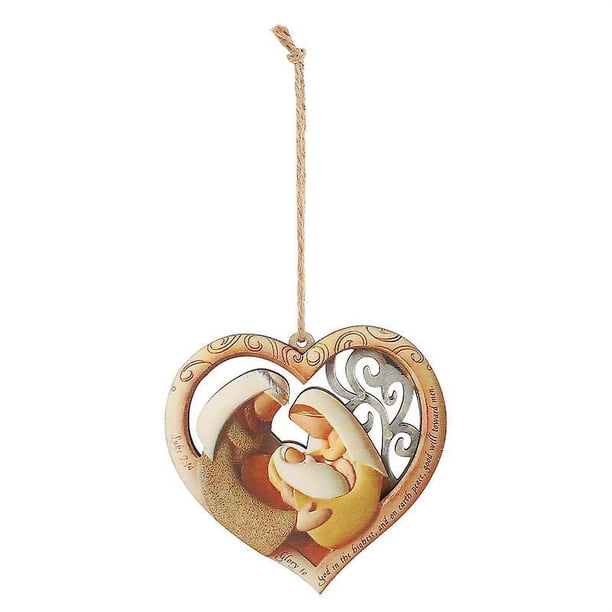 1 pieza decoración colgante en forma de corazón