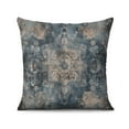 thumbnail image 4 of Ethnic Design Boho Decorative Linen Blue Carpet Pattern Throw Pillow Covers 18 X 18 Inch, Set Of 4, Linen Study Sofa Cushion Cover Indoor Living Room Home Decor, 4 of 7