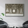 thumbnail image 2 of Wooded White Christmas Collection A - Framed Gallery Wrapped Holiday Canvas - 25 x 37 - White Frame, 2 of 9