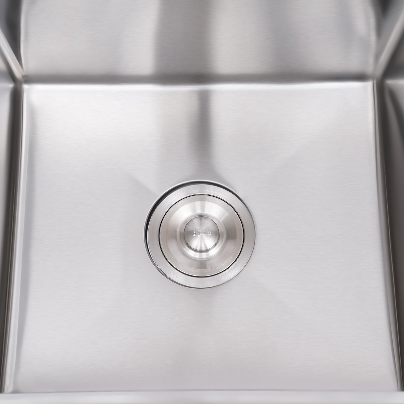 Dwellnix Heavy Duty Stainless Steel Utility Sink with Faucet, Storage Shelf, Adjustable Feet, and Drainage Pipe, Perfect for Kitchen, Garage, Laundry Room