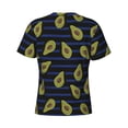 thumbnail image 6 of Vsdgher Avocado Print Men's Dry Fit Mesh Athletic Shirts Moisture Wicking Tennis T-Shirt Tops, 6 of 9